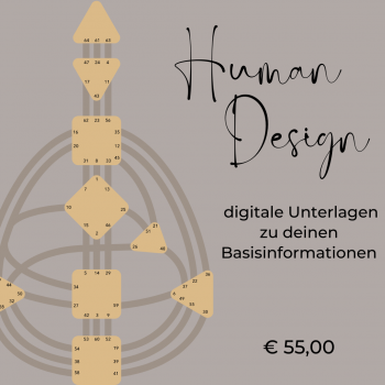 Human Design Basis Unterlagen (ohne Coaching)